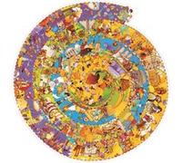 Puzzle 350p Histoire Djeco + livret et poster G