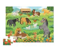 Puzzle - 36 pièces - Jolis poney - Dès 3 ans - Jeu éducatif - Crocodile Creek