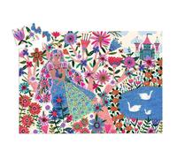 Puzzle 36 Pièces La Princesse Et Son Paon Multicolore TU