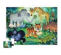 Puzzle - 36 pièces - Les animaux sauvages - Dès 3 ans - Tigre, lion, girafe - Cr
