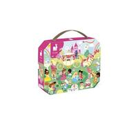 Janod - Puzzle enfant Les princesses - 36 pièces - Dès 4 ans - Développe patience et concentration