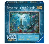 Ravensburger - Puzzle Enfant - Escape Puzzle Kids - Au Royaume sous-Marin - Puzzle 368 pièces - Le Premier Puzzle inspiré des Escape Games ! - Dès 9 Ans - Puzzle de qualité supérieure - 13395