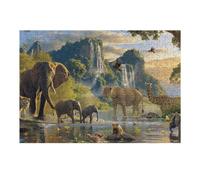 Puzzle 38x26cm/1000pcs Amazon Rainforest Wildlife Puzzles pour Adolescents : Jeux Pratiques D'analyse Et De Logique, Parfaits comme Cadeaux pour Toute La Famille 38x26cm/1000pcs