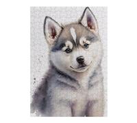 Puzzle 38x26cm/1000pcs Cute Baby Puppy Painting Puzzles pour Adultes, Jeux De Famille, Assemblage De Motifs, Idéal comme Cadeau pour Toute La Famille 38x26cm/1000pcs