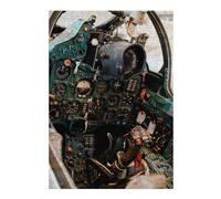 Puzzle 38x26cm/1000pcs Mig21 Cockpit ColdWar Jet Puzzle pour Adultes, Jouet, Décoration Murale, Passe-Temps, Cadeau d'anniversaire Original 38x26cm/1000pcs