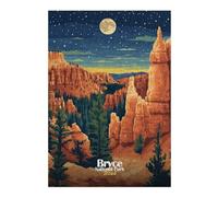 Puzzle 38x26cm/1000pcs pour Adolescents Bryce Canyon National Park Puzzle pour Adultes Jeu Manuel Découpe De Précision Idéal comme Cadeau pour Toute La Famille 38x26cm/1000pcs