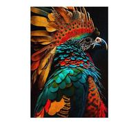 Puzzle 38x26cm/1000pcs pour Adolescents Colorful Feathered Bird Puzzles pour Adultes Jouets Anti-Stress Cadeaux pour Femmes Est Idéal comme Cadeau 38x26cm/1000pcs