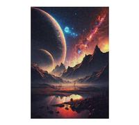Puzzle 38x26cm/1000pcs pour Adolescents Cosmic Mountain Range Puzzles pour Adultes Jeu Manuel Découpe De Précision Cadeaux d'anniversaire Et Cadeaux Uniques 38x26cm/1000pcs