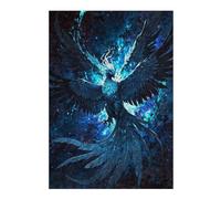 Puzzle 38x26cm/1000pcs pour Adolescents Enigmatic Bird Soars Puzzles pour Adolescents Jouets Anti-Stress Une Œuvre d'art pour Un Anniversaire, Noël 38x26cm/1000pcs