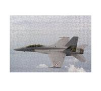 Puzzle 38x26cm/1000pcs pour Adolescents FA18F Super Hornet Strike Puzzles pour Adultes Jouets À Faire Soi-même Vacances À La Maison Passer Le Temps Interaction Parent-Enfant 38x26cm/1000pcs