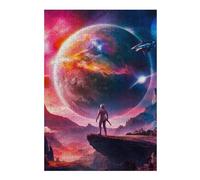 Puzzle 38x26cm/1000pcs pour Adolescents Interstellar Explorer Puzzle pour Adultes Jeu Familial Décoration Murale Aide À Exercer Le Cerveau 38x26cm/1000pcs