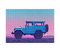 Puzzle 38x26cm/1000pcs pour Adolescents Landscape Pastel Car Casse-tête pour Adultes Jeu De Réflexion Décoration Intérieure Est Idéal comme Cadeau 38x26cm/1000pcs
