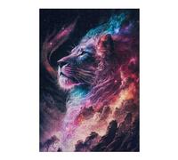 Puzzle 38x26cm/1000pcs pour Adolescents Lion Nebula Puzzles pour Adultes Jeu Manuel Découpe De Précision Cadeaux d'anniversaire Et Cadeaux Uniques 38x26cm/1000pcs