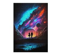 Puzzle 38x26cm/1000pcs pour Adolescents Love Among The Stars Puzzles pour Adultes Jeu Manuel Découpe De Précision Cadeaux d'anniversaire Et Cadeaux Uniques 38x26cm/1000pcs