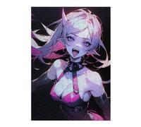 Puzzle 38x26cm/1000pcs pour Adolescents Mad Vampire Mircalla Puzzle pour Adultes Jouets Anti-Stress Décoration Parfaite pour Un Anniversaire, Noël 38x26cm/1000pcs