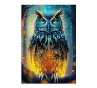 Puzzle 38x26cm/1000pcs pour Adolescents Magical Forest Owl Puzzles pour Adultes Jeu De Réflexion Améliore La Mémoire Est Idéal comme Cadeau 38x26cm/1000pcs