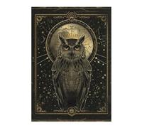 Puzzle 38x26cm/1000pcs pour Adolescents Nocturnal Sage Puzzles pour Adolescents Jouets Anti-Stress Une Œuvre d'art pour Un Anniversaire, Noël 38x26cm/1000pcs