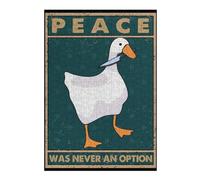 Puzzle 38x26cm/1000pcs pour Adolescents Peace Was Never an Option Puzzles pour Adolescents - Jeu Familial pour Améliorer La Mémoire - Cadeaux Anti-Stress 38x26cm/1000pcs