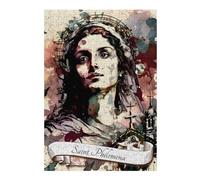 Puzzle 38x26cm/1000pcs pour Adolescents Saint Philomena Christian Puzzles pour Adultes Jeu Manuel Découpe De Précision Cadeaux d'anniversaire Et Cadeaux Uniques 38x26cm/1000pcs