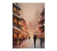 Puzzle 38x26cm/1000pcs pour Adolescents Winter Warmth Casse-têtes pour Adultes Jeux De Détente Analyse Et Logique Difficile Et Stimulant 38x26cm/1000pcs