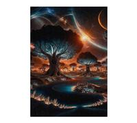 Puzzle 38x26cm/1000pcs pour Adultes Alien Forests Adolescents Puzzles Jeu Manuel Course De Vitesse Offrez-Leur des Cadeaux pour Toute La Famille 38x26cm/1000pcs