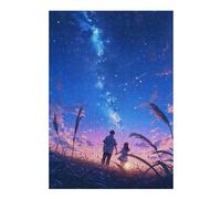 Puzzle 38x26cm/1000pcs pour Adultes Anime Couple Landscape Adolescents Puzzles Jeu Manuel Course De Vitesse Offrez-Leur des Cadeaux pour Toute La Famille 38x26cm/1000pcs