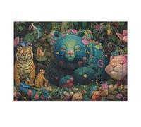 Puzzle 38x26cm/1000pcs pour Adultes Et Adolescents, Jeu Familial, Modèle À Assembler, Idéal comme Cadeau pour Toute La Famille 38x26cm/1000pcs