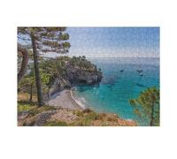 Puzzle 38x26cm/1000pcs pour Adultes L Ile Vierge Puzzles pour Adultes Jeu Manuel Difficile Difficile Idéal comme Cadeau pour Toute La Famille 38x26cm/1000pcs
