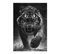 Puzzle 38x26cm/1000pcs pour Adultes Wild Tiger Roar -1 Puzzles pour Adultes Jeu Manuel Difficile Difficile Idéal comme Cadeau pour Toute La Famille 38x26cm/1000pcs