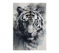 Puzzle 38x26cm/1000pcs Tiger Beauty Watercolor Puzzles pour Adultes, Jeux De Famille, Assemblage De Motifs, Idéal comme Cadeau pour Toute La Famille 38x26cm/1000pcs