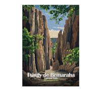Puzzle 38x26cm/1000pcs Tsingy De Bemaraha National Park, Madagascar Puzzle pour Adultes, Jouet, Décoration Murale, Passe-Temps, Cadeau d'anniversaire Original 38x26cm/1000pcs