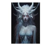 Puzzle 38x26cm/1000pcs White Demon Girl Puzzles pour Adolescents : Jeux Pratiques D'analyse Et De Logique, Parfaits comme Cadeaux pour Toute La Famille 38x26cm/1000pcs