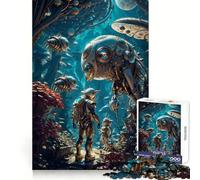 Puzzle 38x26cm L'Odyssée de l'espace pour Adultes, 1000 pièces, Casse-tête, Loisirs Domicile, Cadeau d'anniversaire