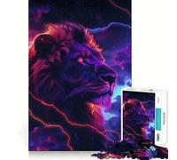 Puzzle 38x52cm Animaux de l'espace 1000 pièces Idéal pour Adultes Améliore la mémoire, détend l'esprit Cadeau élégant
