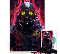 Puzzle 38x52cm Astronaute Robotique Niveau Difficile 1000 Pièces Remémoration Stimulation Silencieux Découpe Lisse Cadeau Classique