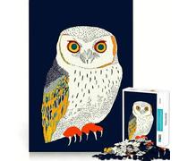 Puzzle 38x52cm, Motif Hibou, pour Adultes, 1000 pièces, Puzzle Relaxant et apaisant, Cadeau de Noël
