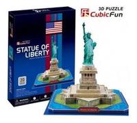 Puzzle 3D GENERIQUE Puzzle 39 Pièces : Puzzle 3D - New-York : Statue de la Liberté, Cubic Fun