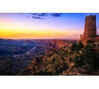 Puzzle 3D 1000 pièces pour garçons, Beauté Naturelle, Désert, Arizona, États-Unis, Rivière Colorado, Parc National du Grand Canyon 50 x 70 cm