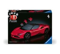 Ravensburger - Puzzle 3D Véhicules - Ferrari SF90 Stradale avec Grille de Construction - A partir de 8 Ans - 108 pièces numérotées à Assembler sans Colle - Accessoire de Finition Inclus - 11576