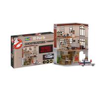 Revell Puzzle 3D 00223 Ghostbusters Firestation, 130 pièces, très détaillé, 40 cm de Hauteur, Amusant et Facile à Construire