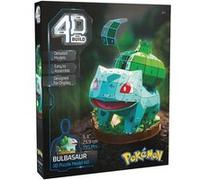 4D Build - Puzzle 3D Pokémon - Maquette Bulbizarre Pokémon 195 Pièces - Bulbizarre Inspiré Du Dessin Animé - Puzzle Adulte - Jeu De Construction À Collectionner - Jouet Adulte - Jeu Enfant 12 ans Et +