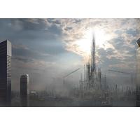 Puzzle 3D 200 pièces Bâtiments urbains Gratte-Ciel Brume 35 x 25 cm