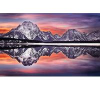 Puzzle 3D 2000 pièces, beauté Naturelle, États-Unis, Grand Teton, Wyoming, Parc National de Grand Teton 70x100CM