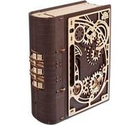 UGEARS - Jeu de construction Book of Secrets - Puzzle 3D bois 263 pièces - Marron pour enfants