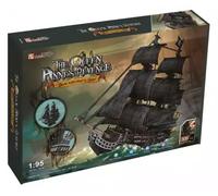 Puzzle 308 Pièces Puzzle 3d - The Queen Anne's Revenge - Difficulté : 8/8