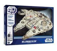 Puzzle 3D 4D Build Faucon Millenium Star Wars G