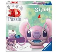 Ravensburger - Puzzle 3D Ball - Disney Angel - A partir de 6 Ans - 72 pièces numérotées à Assembler sans Colle - Support et Accessoires de Finition Inclus - Diamètre : 13 cm - 11639