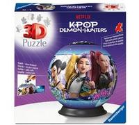 Ravensburger Puzzle 3D Kpop Demon Hunters - 72 pièces, sans colle, support, Ø13 cm, dès 6 ans