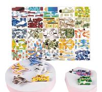 Puzzle 3D à Construire | Développement des Compétences Motrices Éducatives | Casse-tête 3D avec 25 Animaux - pour École Chambre Studio Garçons