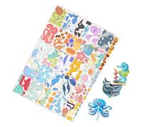 Puzzle 3D à construire - Sans colle - Jouet éducatif - Monde animal miniature comme kit de bricolage en papier - Pour , étudiants, salle de ole, chambre d'enfant, fête